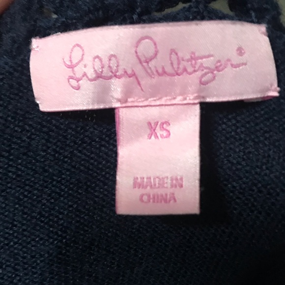 Lilly Pulitzer Kariana crochet soft wool dress XS - Picture 5 of 13